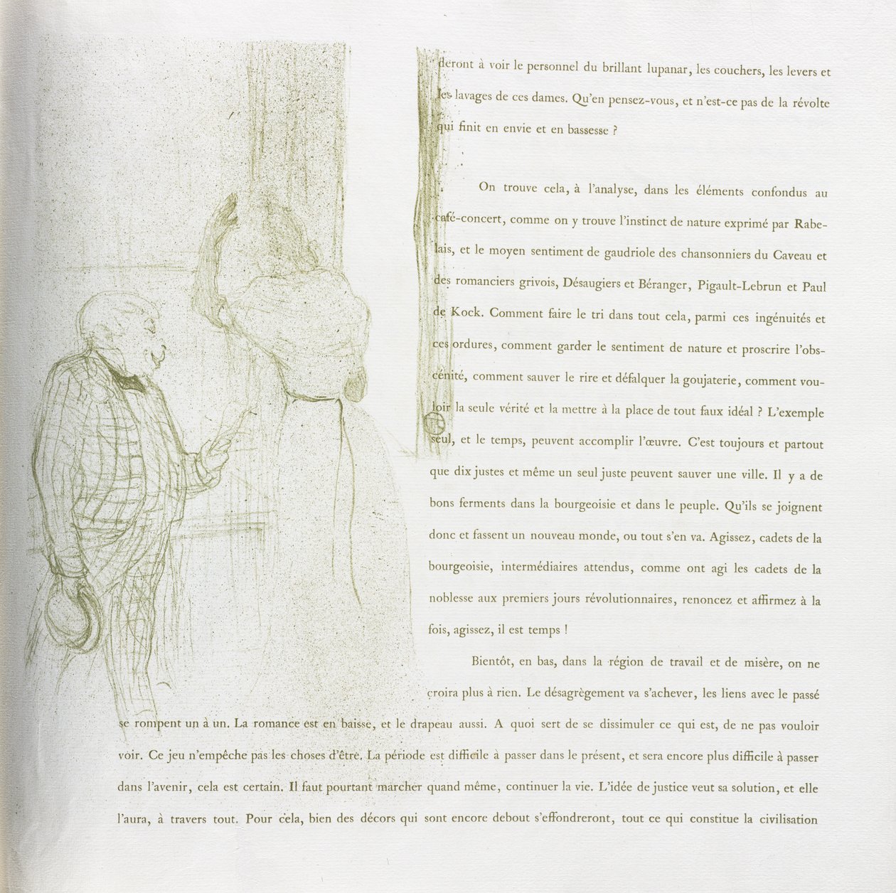 Yvette Guilbert - Serie Francese: No. 15 da Henri de Toulouse-Lautrec