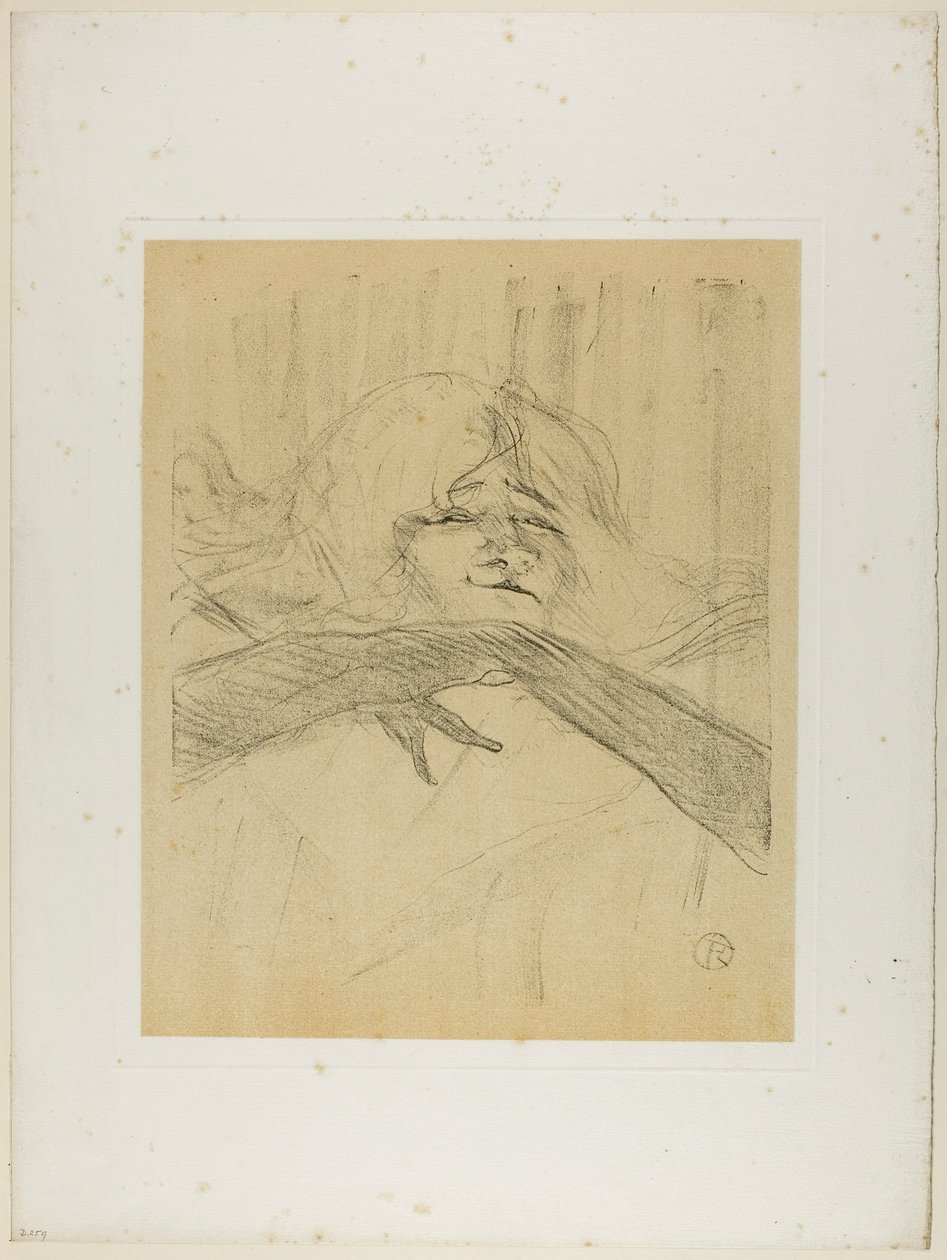Yvette Guilbert - "Linger, Longer, Loo", di Yvette Guilbert da Henri de Toulouse-Lautrec