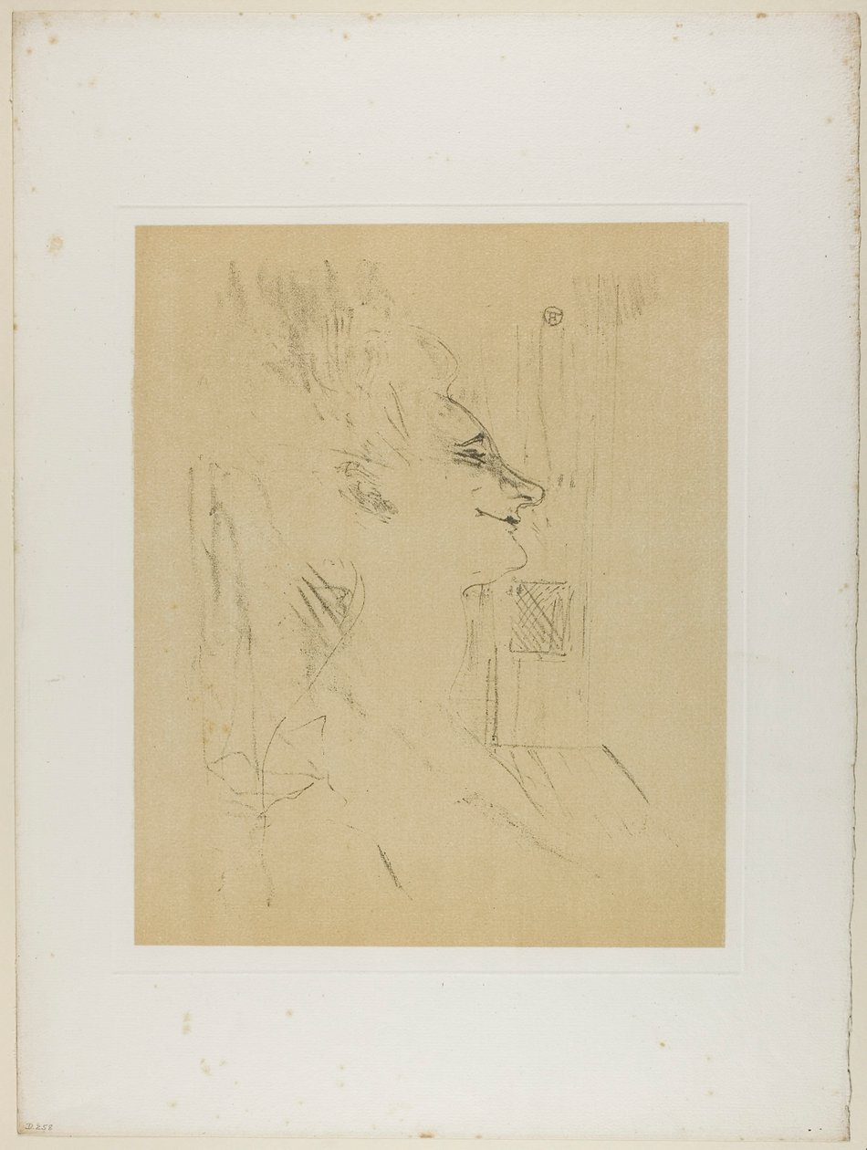 Yvette Guilbert—Soûlarde, da Yvette Guilbert da Henri de Toulouse-Lautrec