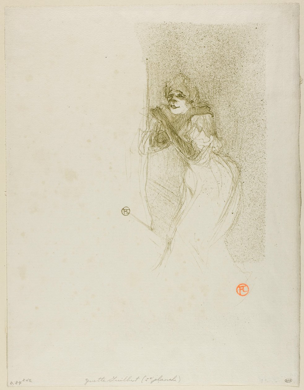 Yvette Guilbert da Henri de Toulouse-Lautrec
