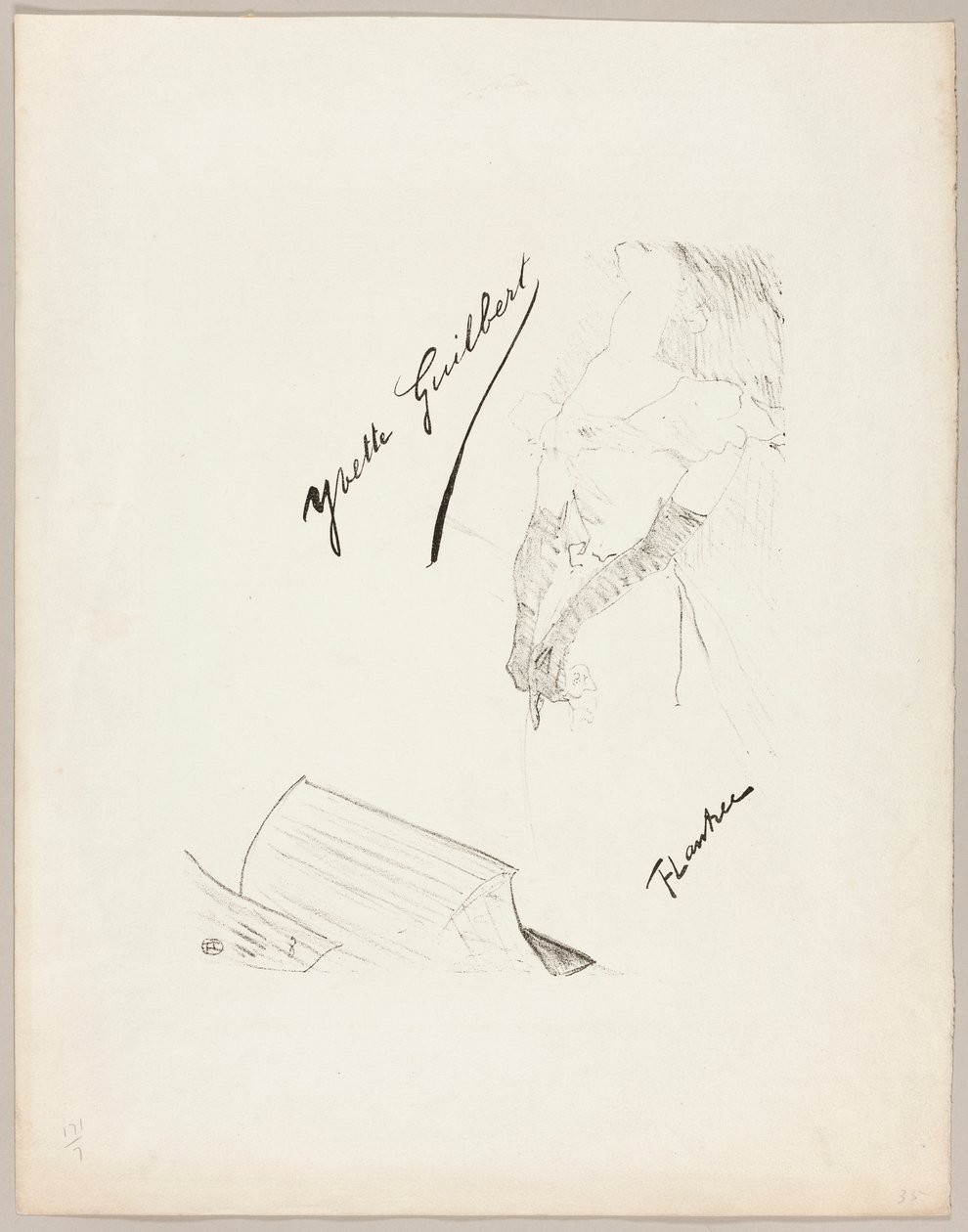 Yvette Guilbert da Henri de Toulouse-Lautrec