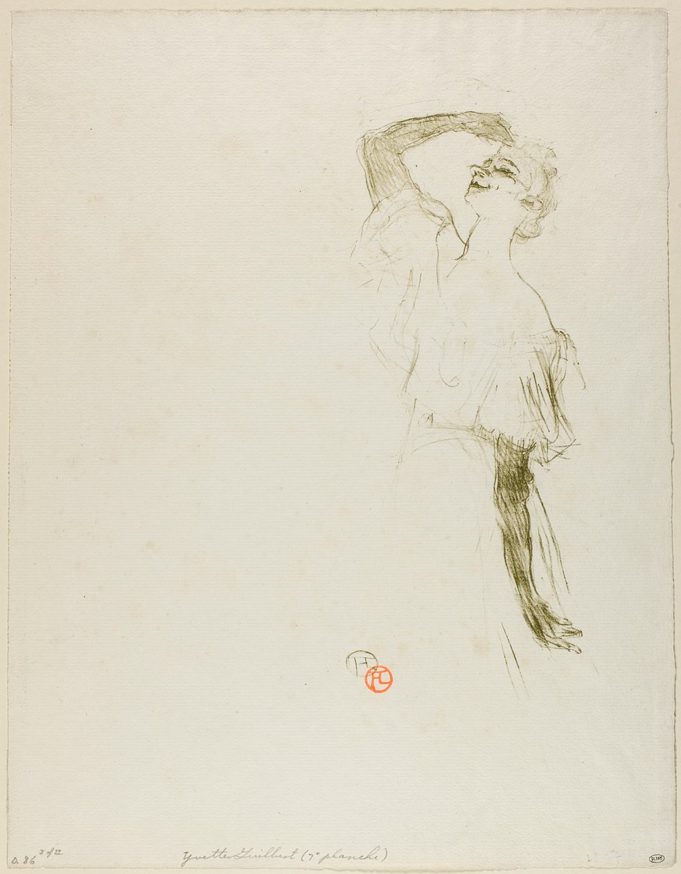 Yvette Guilbert da Henri de Toulouse-Lautrec