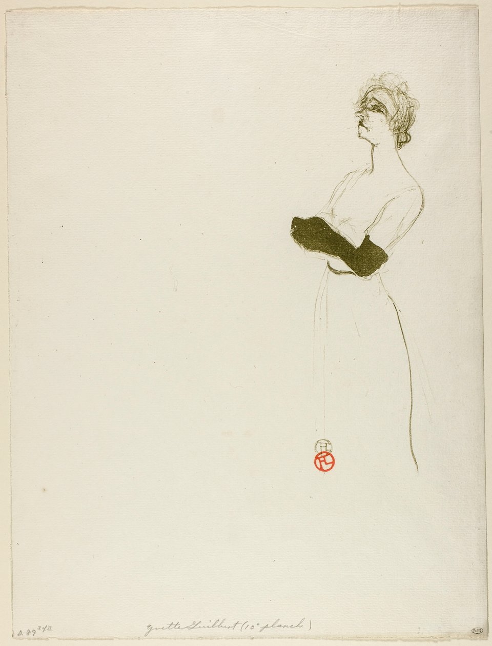 Yvette Guilbert da Henri de Toulouse-Lautrec