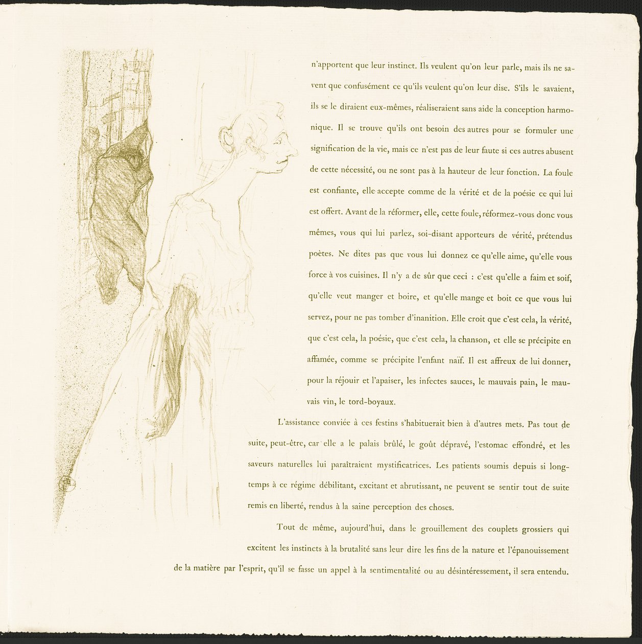Yvette Guilbert da Henri de Toulouse-Lautrec