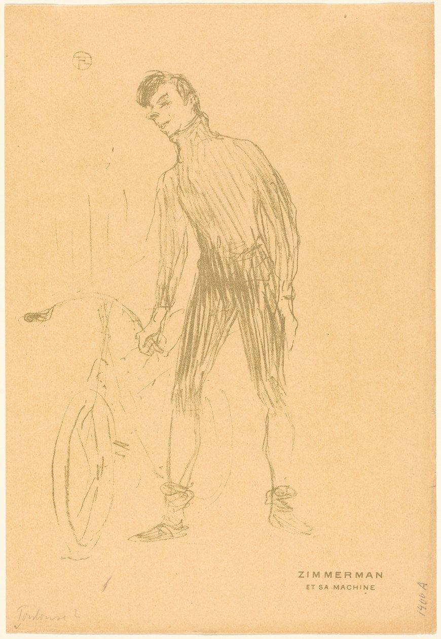 Zimmerman und seine Maschine da Henri de Toulouse-Lautrec