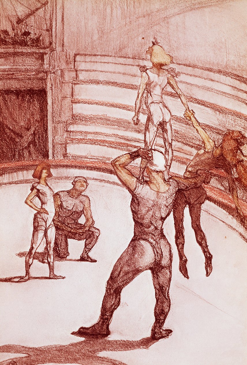 Acrobati da Henri de Toulouse Lautrec