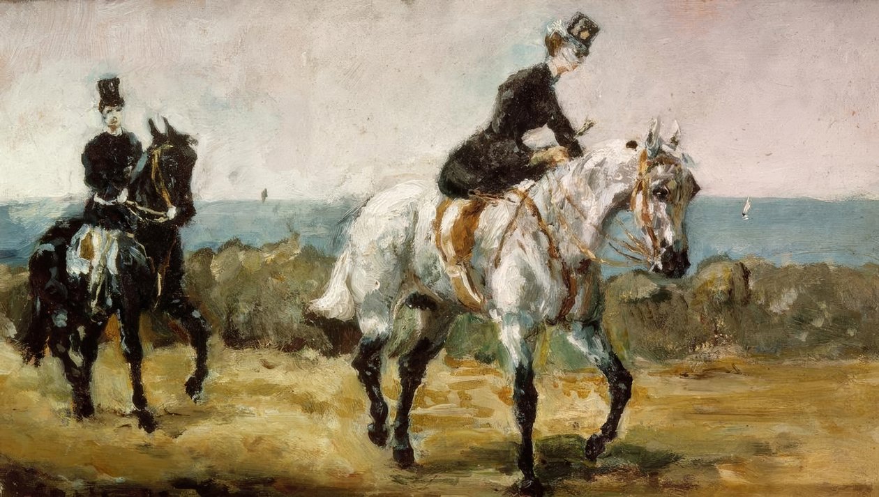Amazzone seguita dal suo groom da Henri de Toulouse Lautrec