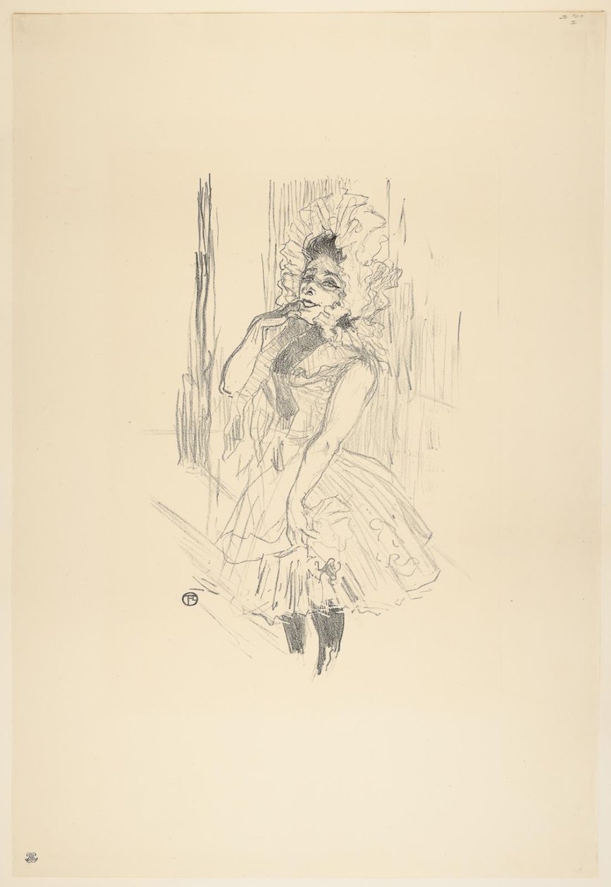 Anna Held, in Tutte queste Dame al Teatro da Henri de Toulouse Lautrec