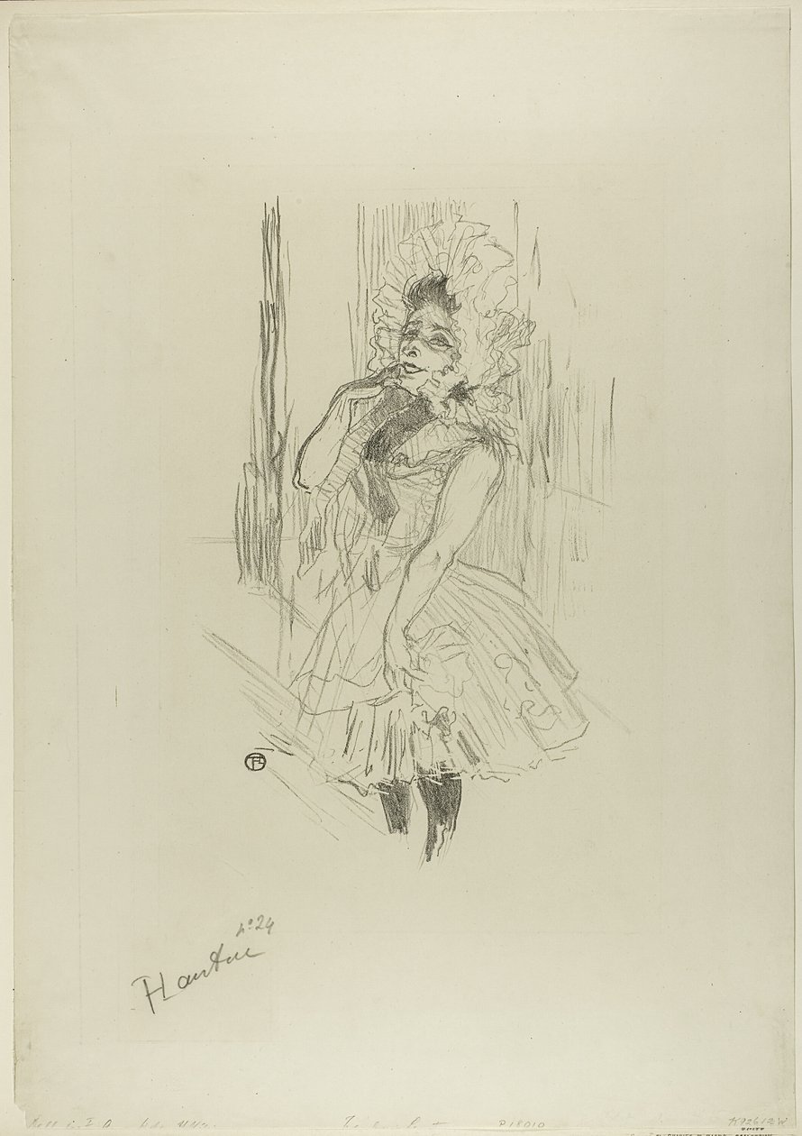 Anna Held, in Toutes ces Dames au Théâtre da Henri de Toulouse Lautrec