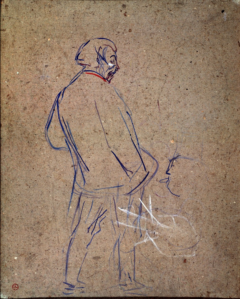 Aristide Bruant che canta nel suo cabaret da Henri de Toulouse Lautrec