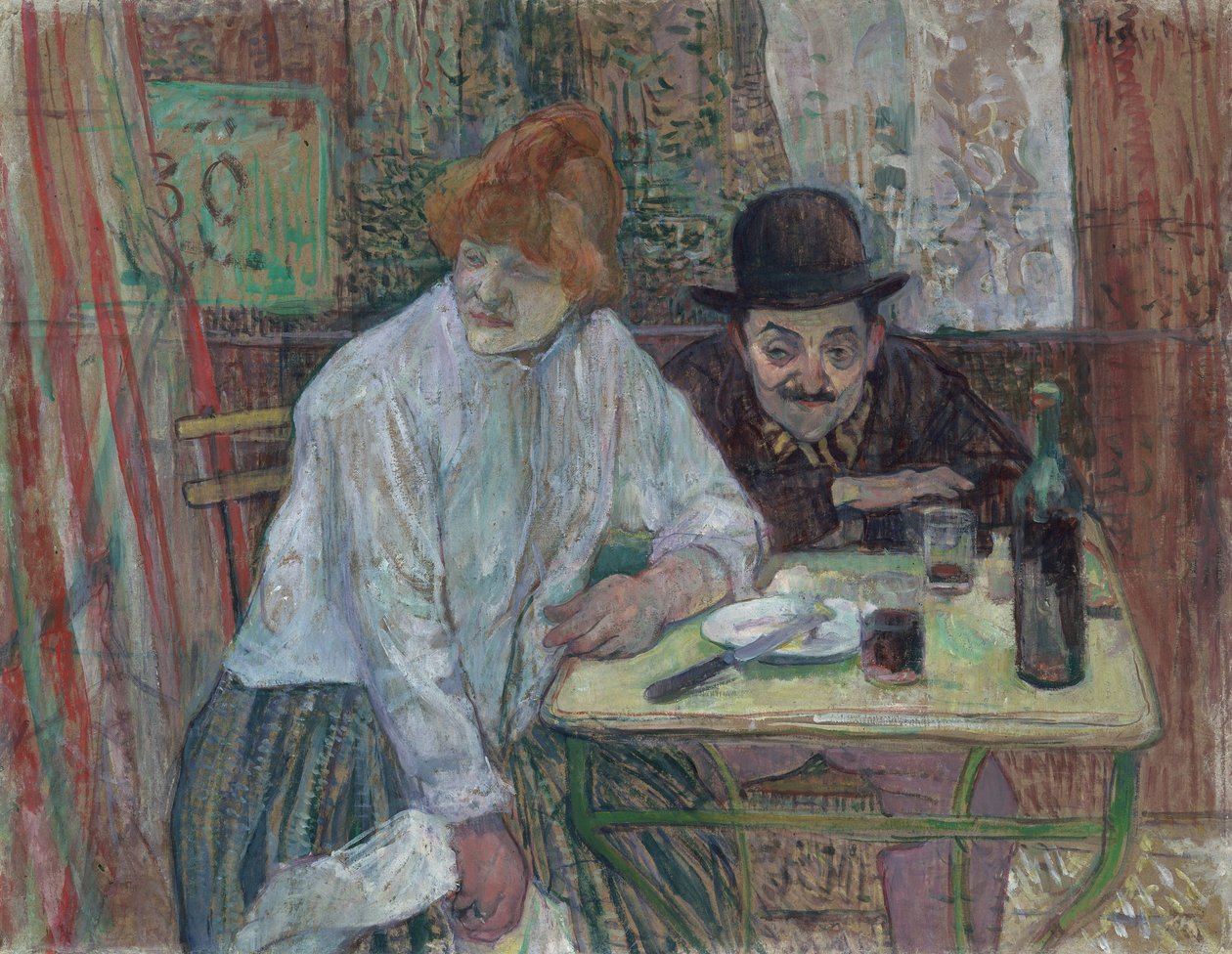 Al Café La Mie da Henri de Toulouse Lautrec