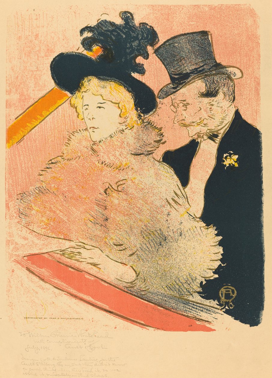Al concerto (Au concert) da Henri de Toulouse Lautrec
