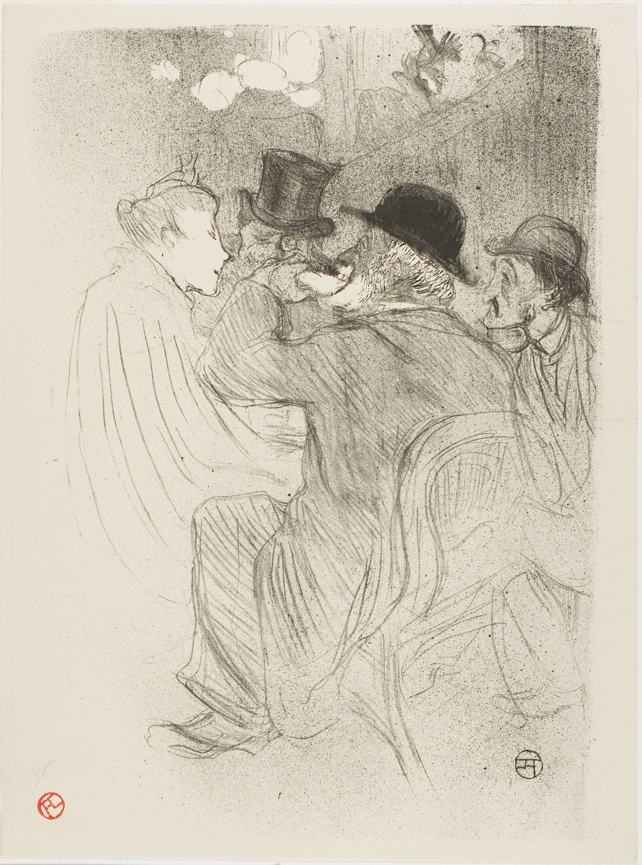 Al Moulin Rouge: Un maleducato! Un vero maleducato! da Henri de Toulouse Lautrec