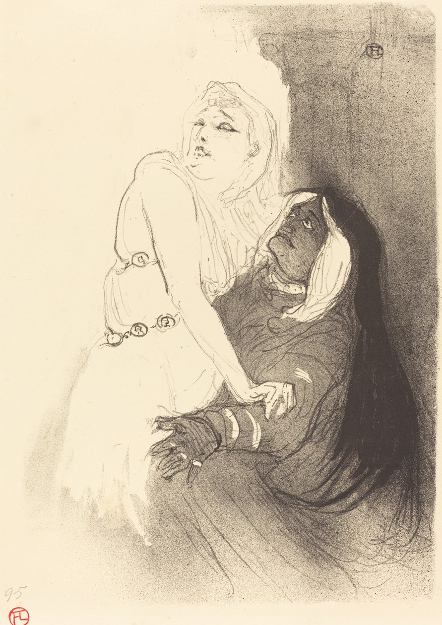 Alla Rinascita: Sarah Bernhardt in Phedre da Henri de Toulouse Lautrec