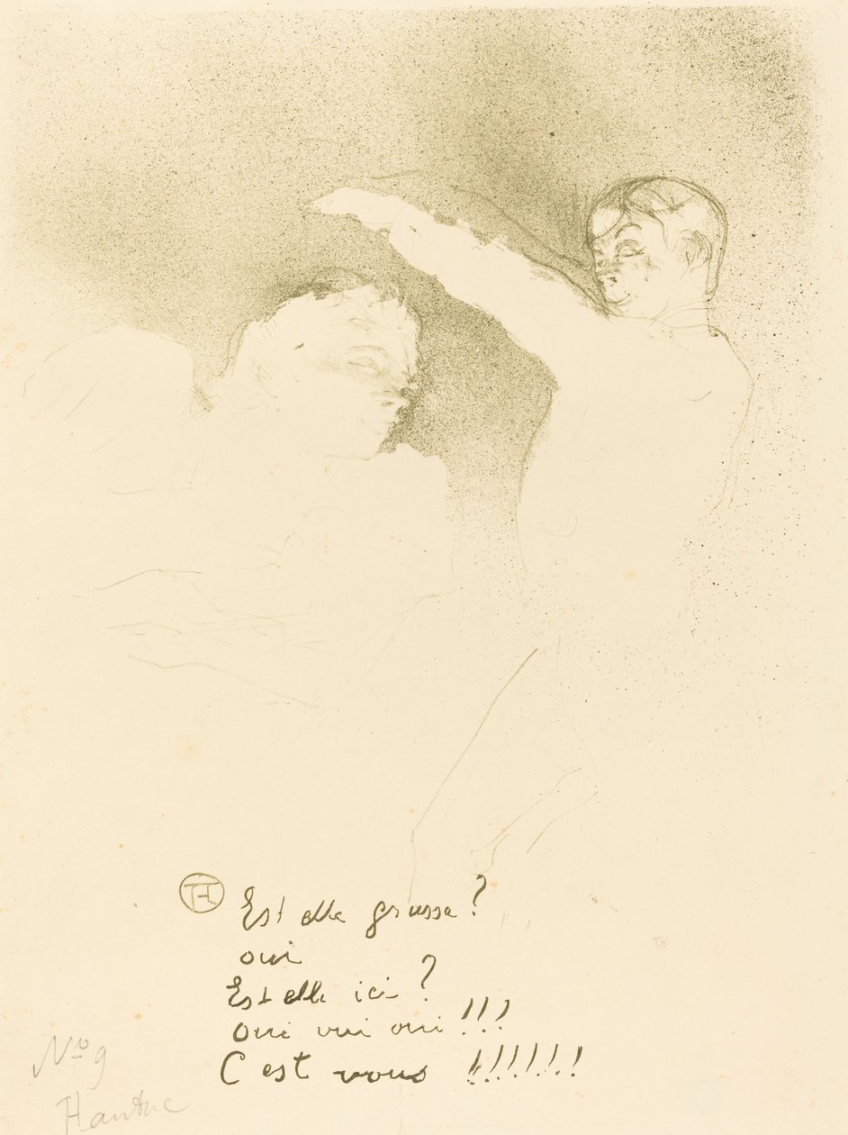 Al varietà: Mlle. Lender et Brasseur da Henri de Toulouse Lautrec