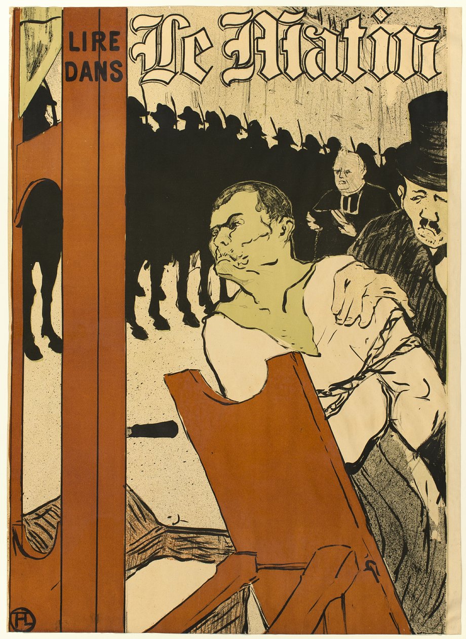 Ai piedi del patibolo da Henri de Toulouse Lautrec