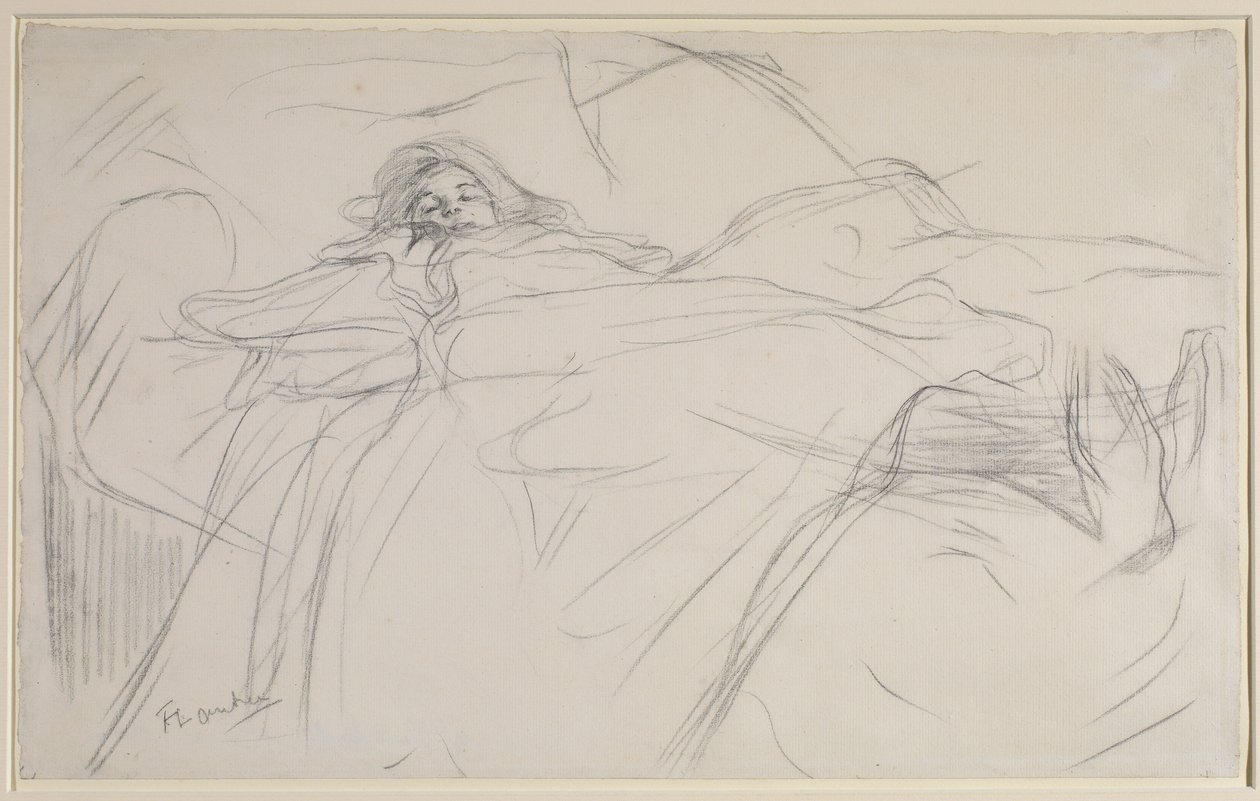 A letto da Henri de Toulouse Lautrec