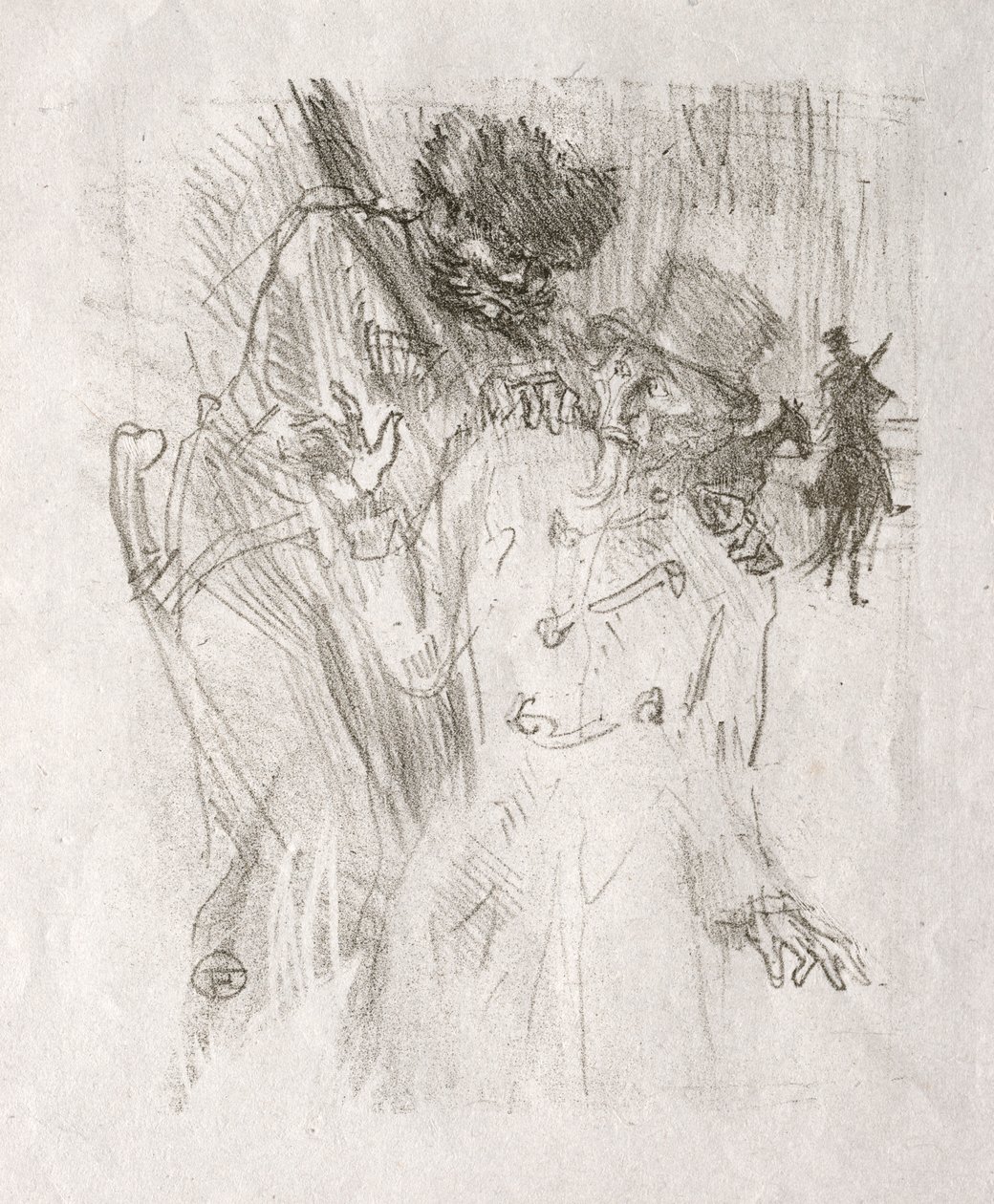Ai piedi del Sinai: Arresto di Schlomé Fuss da Henri de Toulouse Lautrec