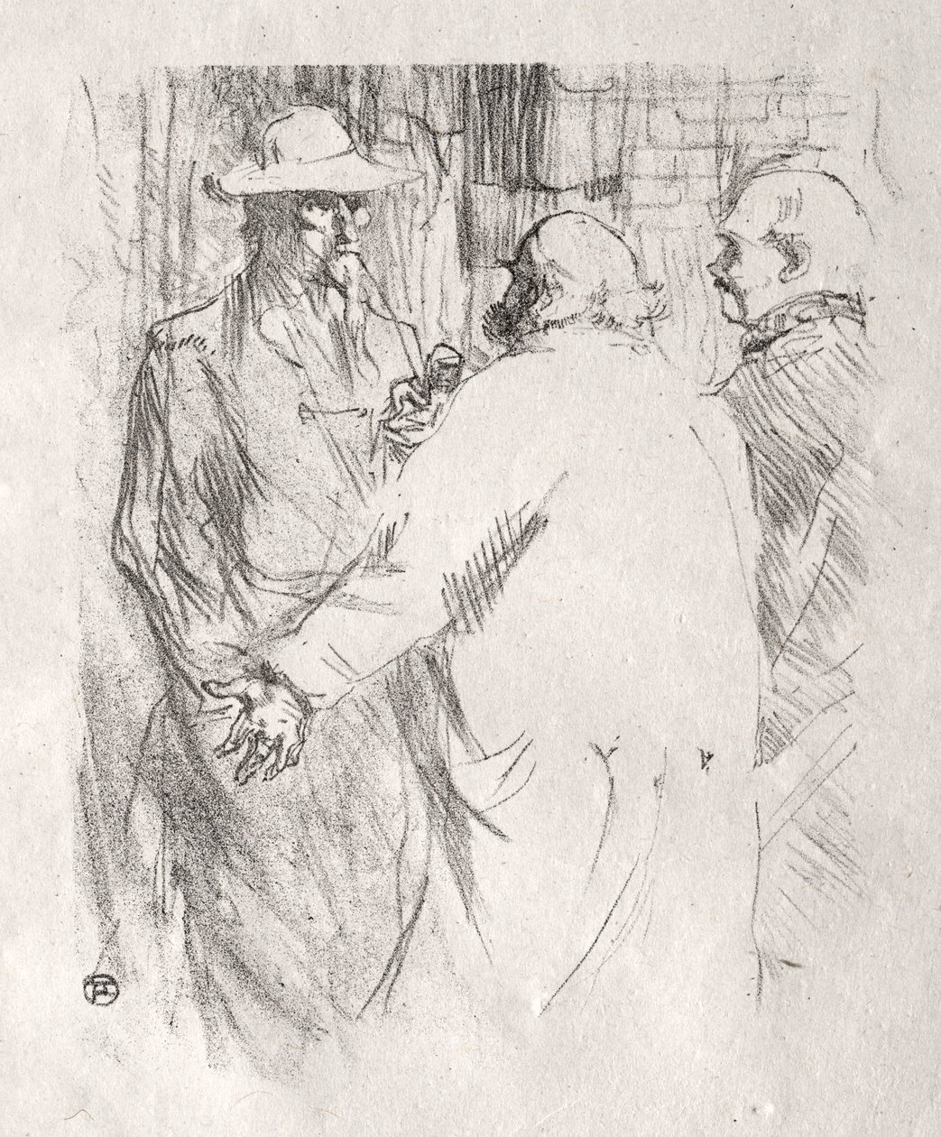 Ai piedi del Sinai: Clemenceau a Busk, 1898 da Henri de Toulouse Lautrec