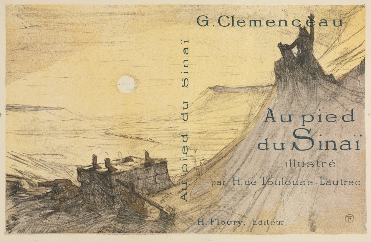 Ai piedi del Sinai: Copertina, 1898 da Henri de Toulouse Lautrec