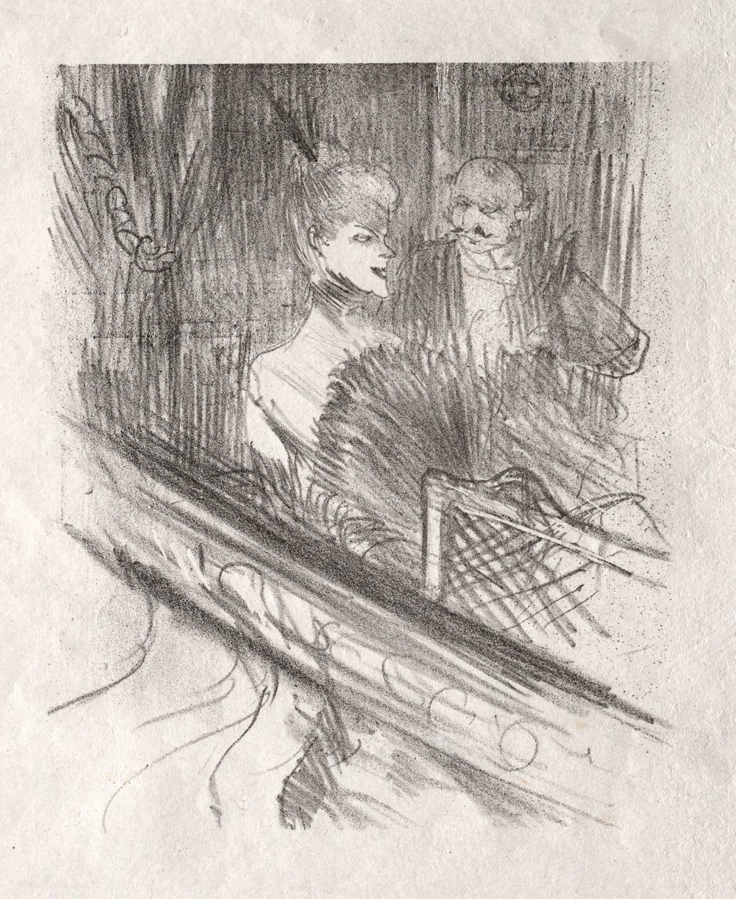 Ai piedi del Sinai: Il Barone Mosè, 1898 da Henri de Toulouse Lautrec