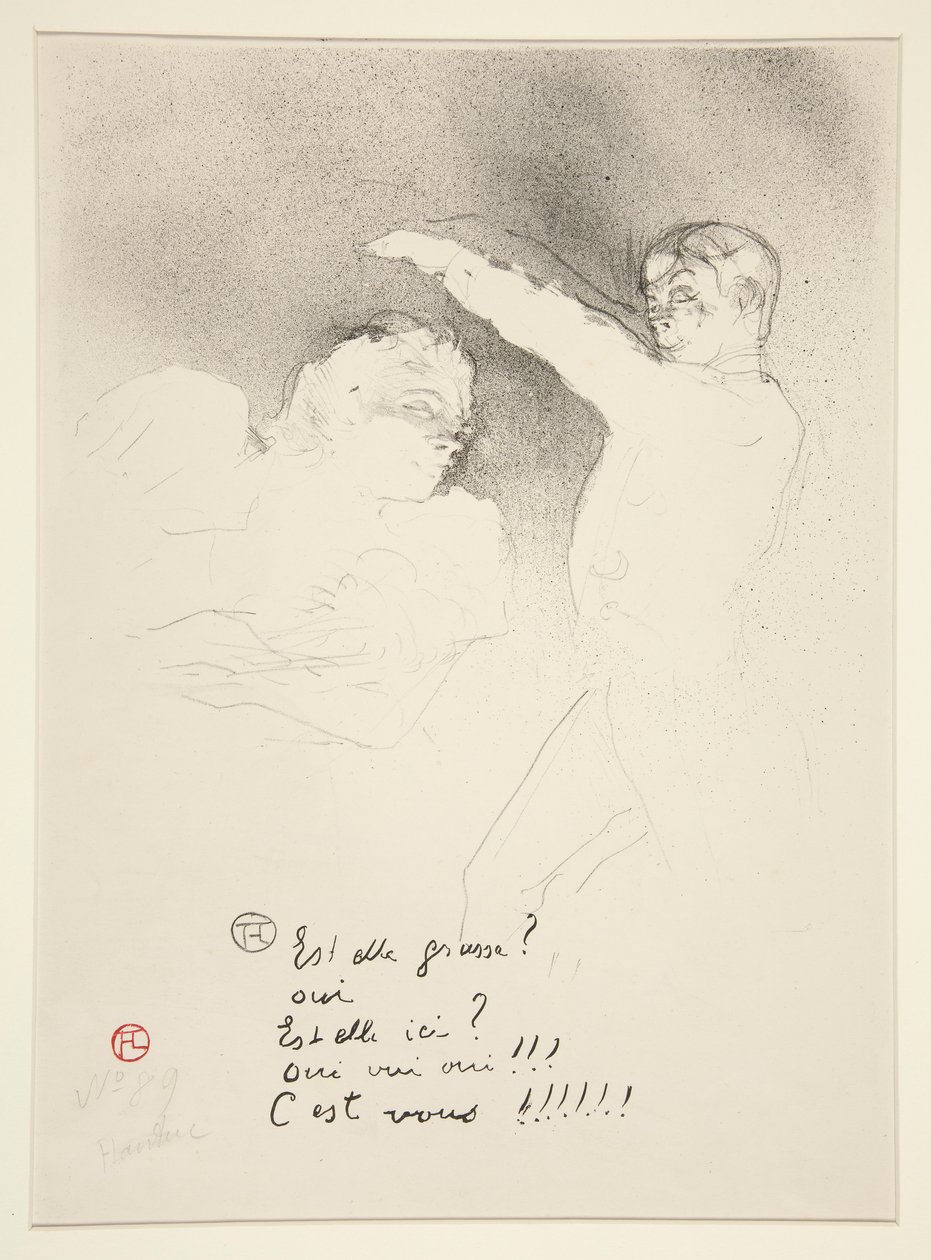 Alle varietà: Mademoiselle Lender e Brasseur da Henri de Toulouse Lautrec