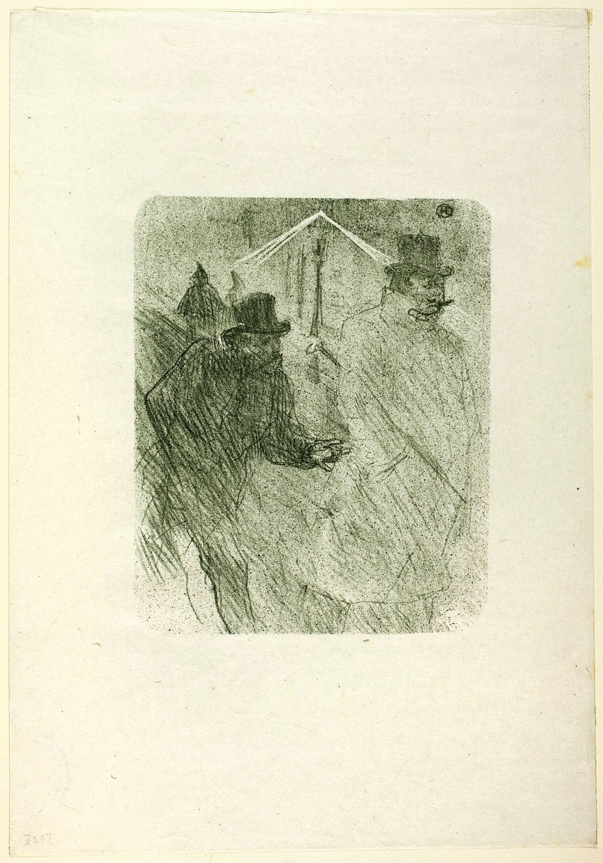 Barone Mosè che supplica, da Ai piedi del Sinai da Henri de Toulouse Lautrec