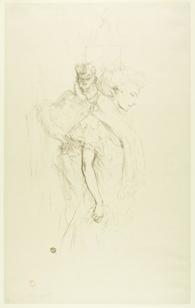 Blanche e Noire da Henri de Toulouse Lautrec