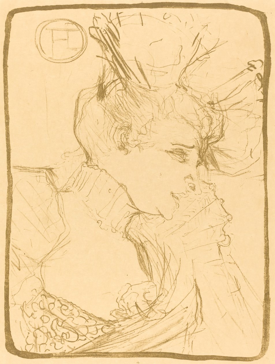 Busto di Mlle. Marcelle Lender da Henri de Toulouse Lautrec