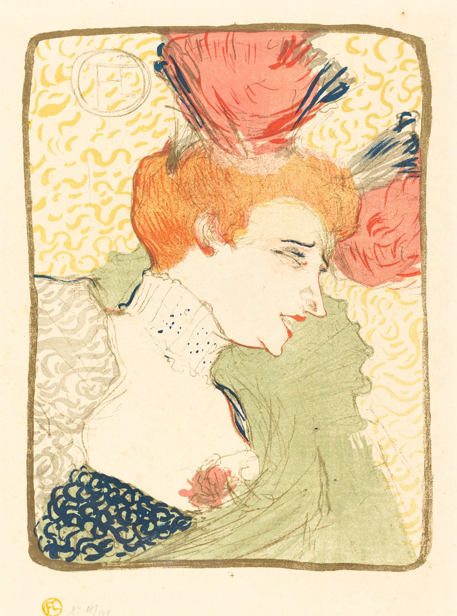 Busto di Mlle. Marcelle Lender da Henri de Toulouse Lautrec