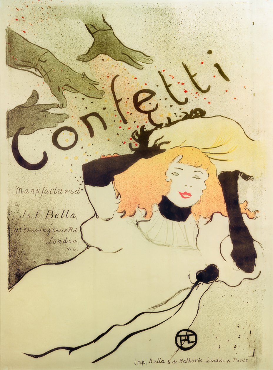 Coriandoli da Henri de Toulouse-Lautrec