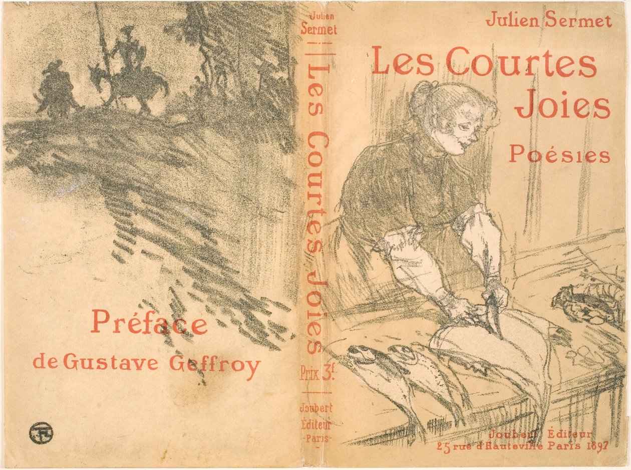 Copertina per Les Courtes Joies da Henri de Toulouse Lautrec