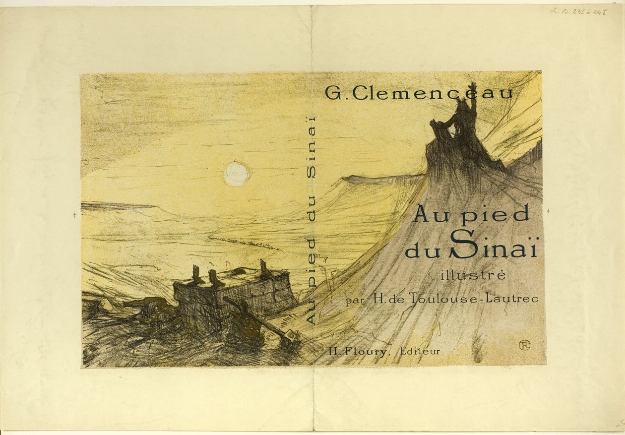 Copertina per Au pied du Sinaï da Henri de Toulouse Lautrec