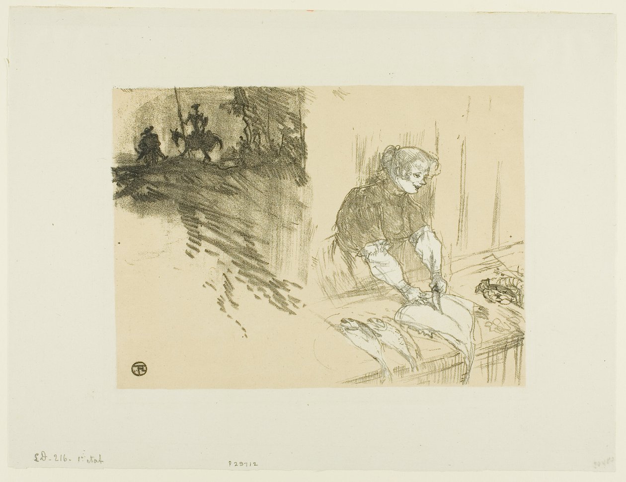 Copertina per Les Courtes Joies da Henri de Toulouse Lautrec