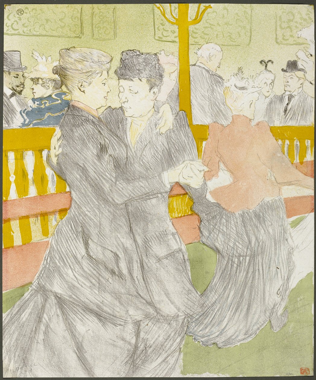 Ballo al Moulin Rouge da Henri de Toulouse Lautrec