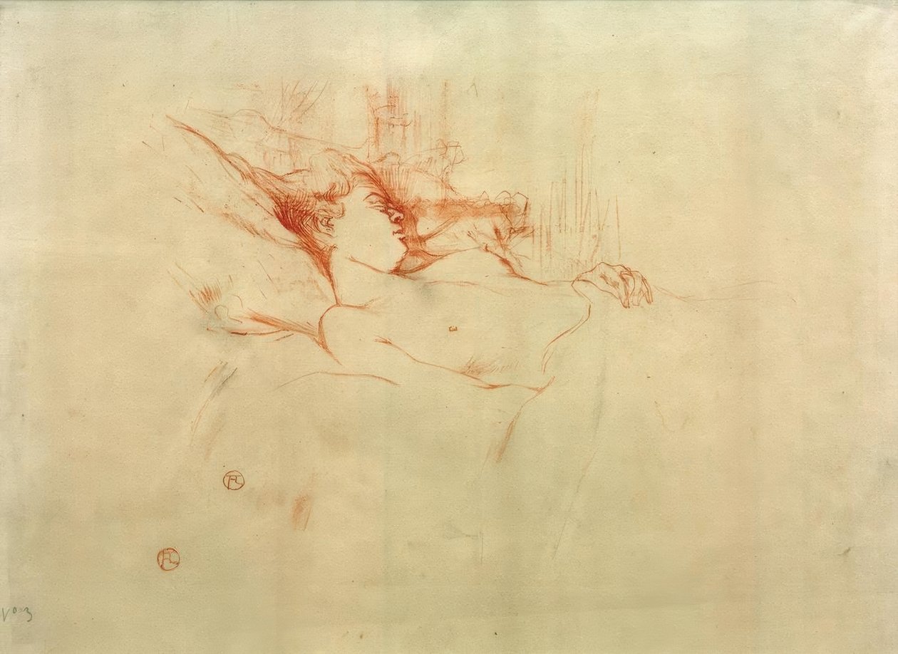 Il sonno da Henri de Toulouse Lautrec