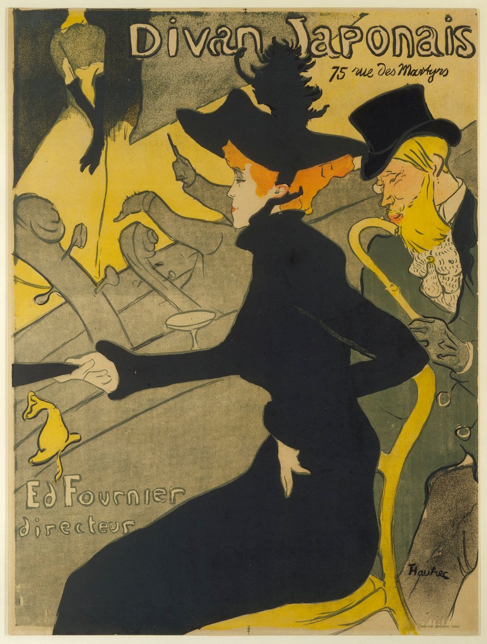 Divano giapponese da Henri de Toulouse Lautrec