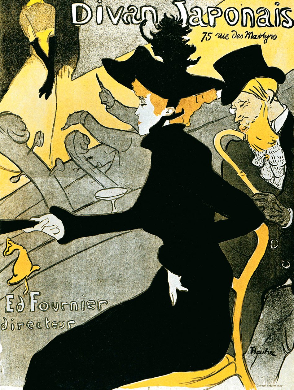Poster Divan Japonais, 1892 da Henri de Toulouse Lautrec