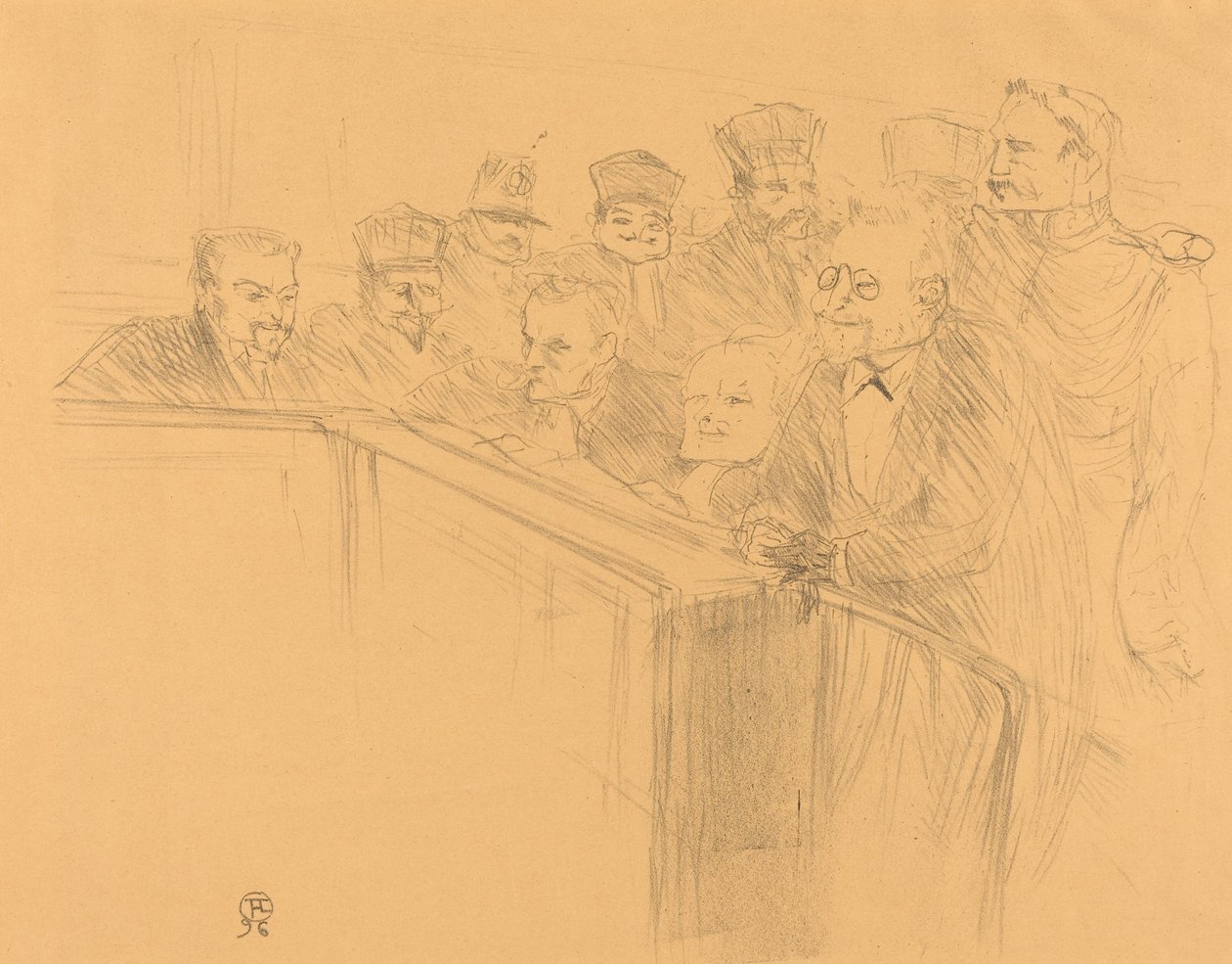 Deposizione Dupas da Henri de Toulouse Lautrec