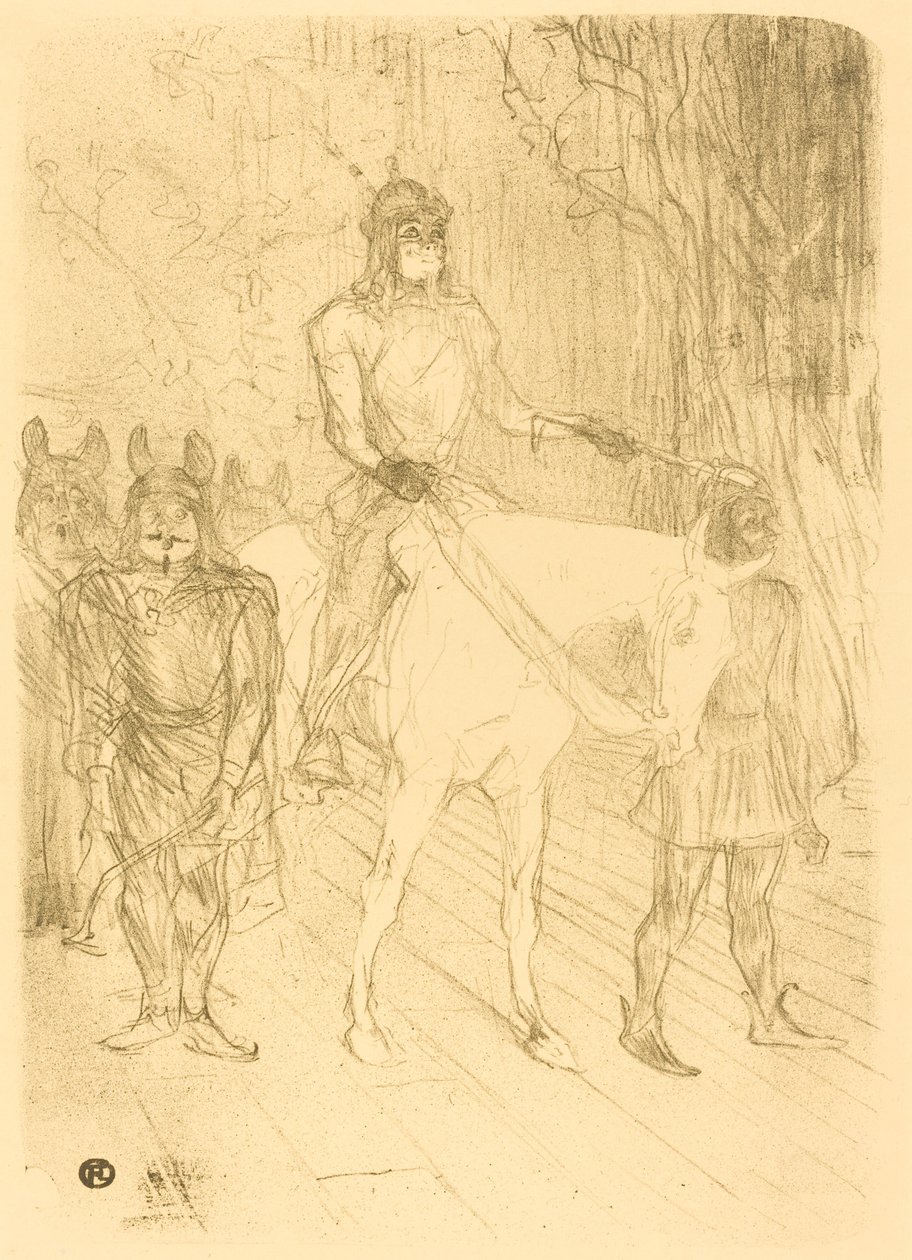 Entrata di Brasseur in "Chilperic" da Henri de Toulouse Lautrec
