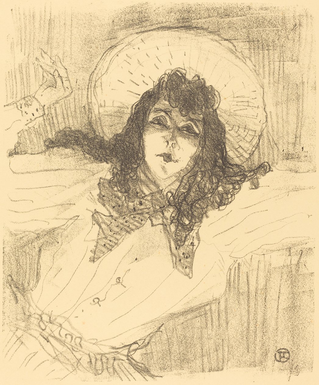Eva Lavallière, 1896 da Henri de Toulouse Lautrec