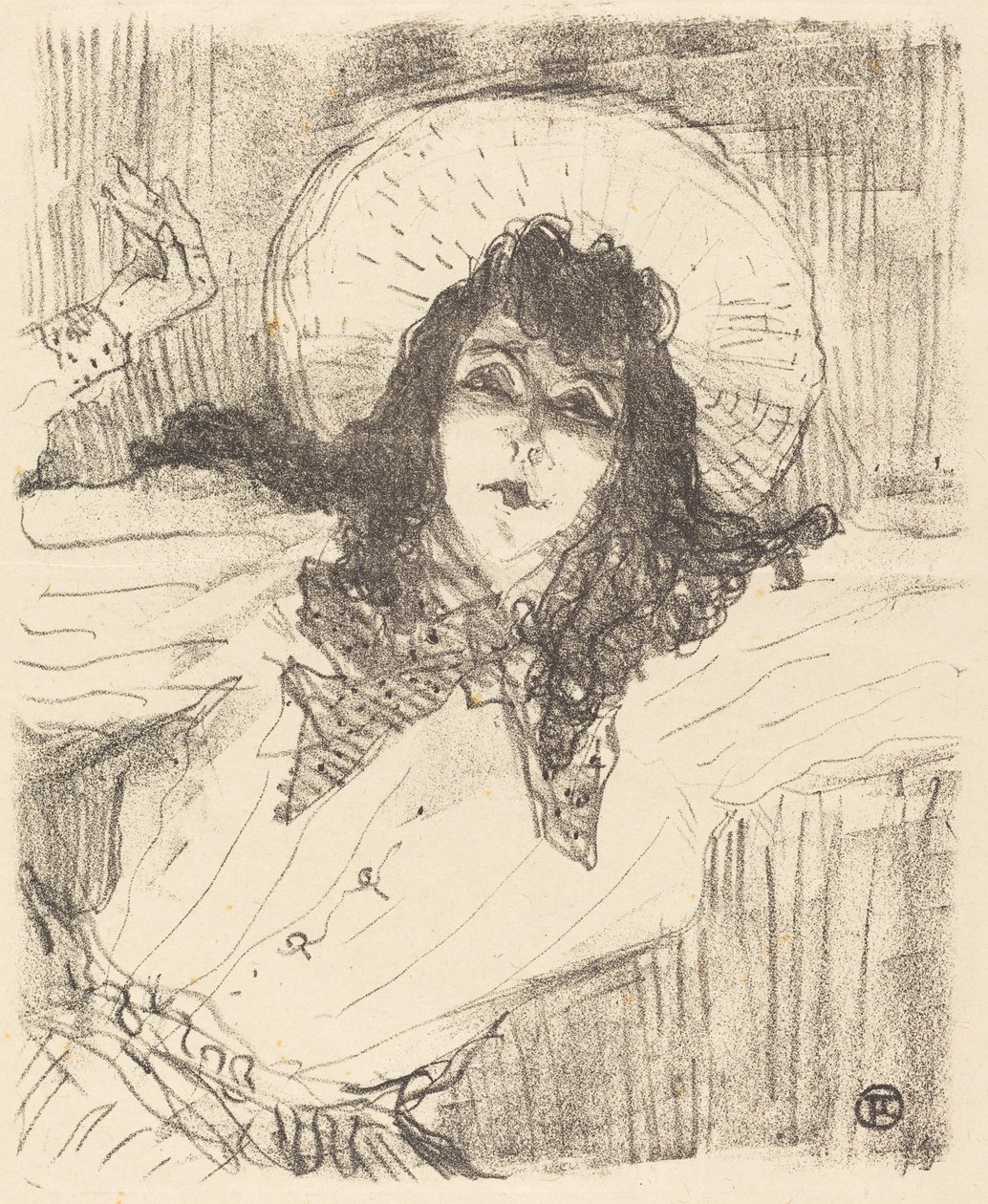 Eva Lavallière da Henri de Toulouse Lautrec
