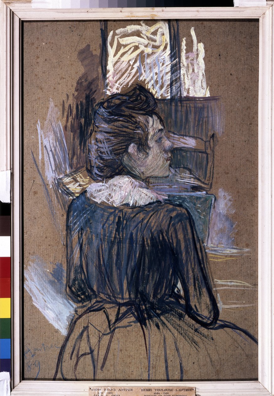 Donna alla finestra da Henri de Toulouse Lautrec