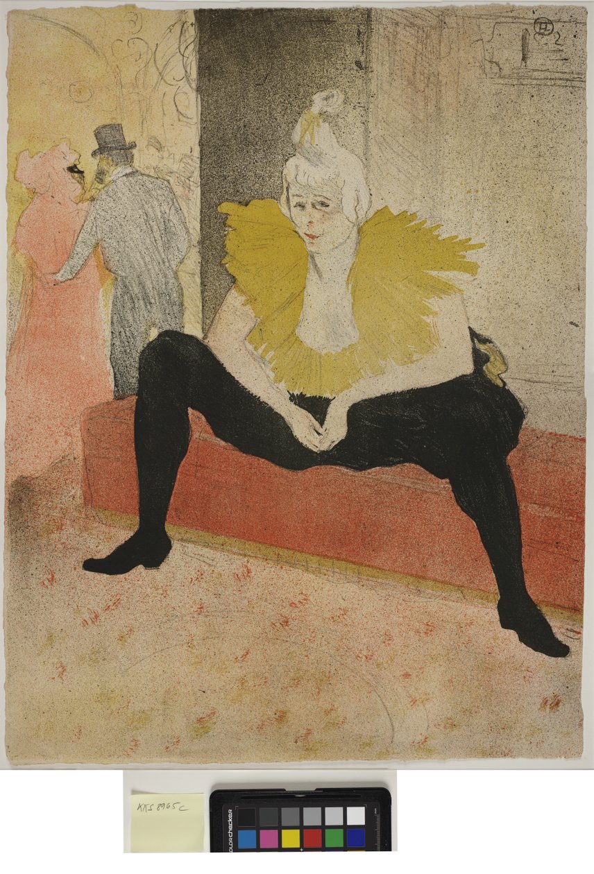 Donna con vassoio, Colazione, Madame Baron e Mademoiselle Popo da Henri de Toulouse Lautrec