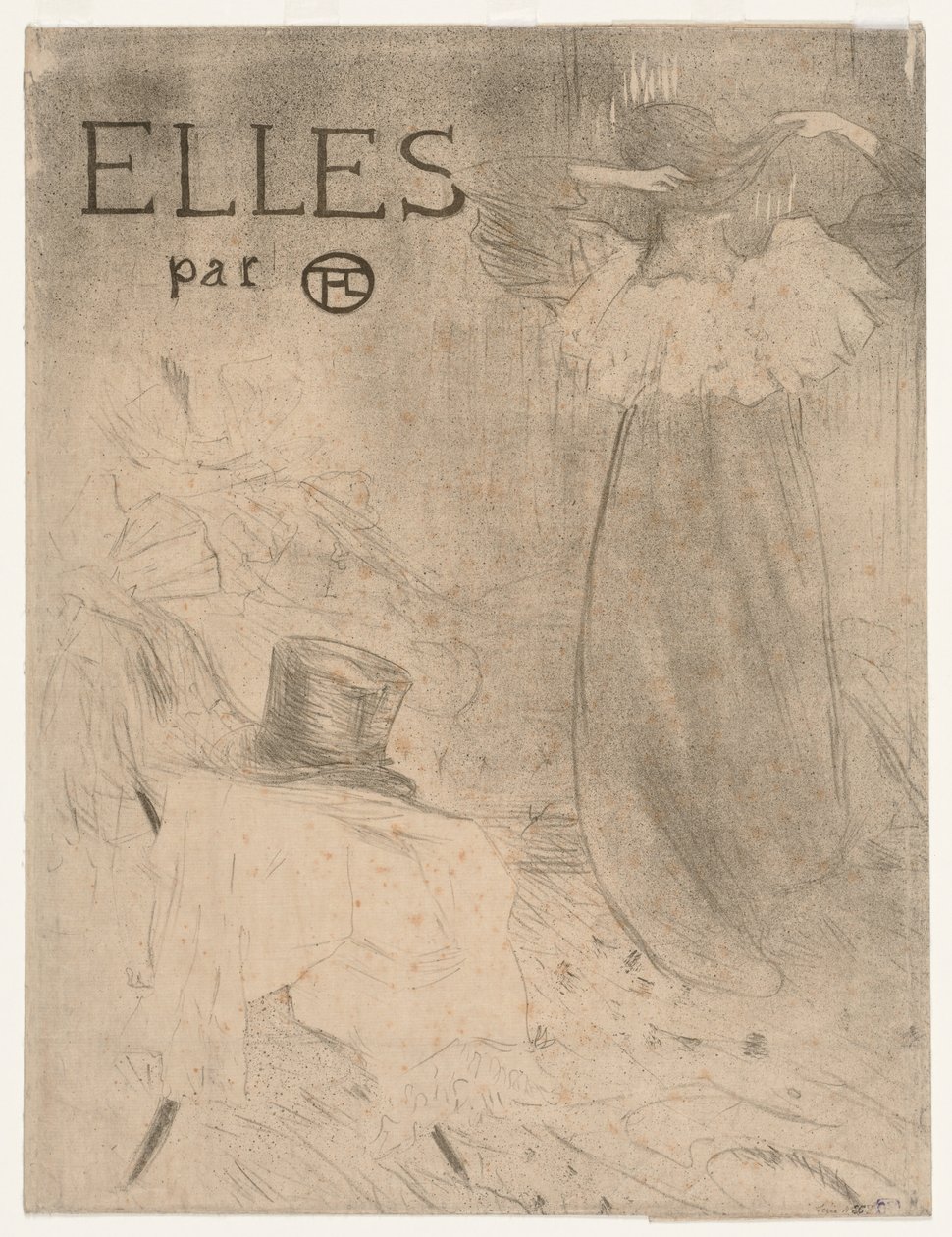 Cartella per Frontespizio di Elles, 1896 da Henri de Toulouse Lautrec