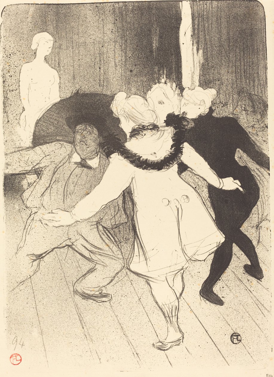 Folies-Bergère: Le pudicizie di M. Prudhomme da Henri de Toulouse Lautrec