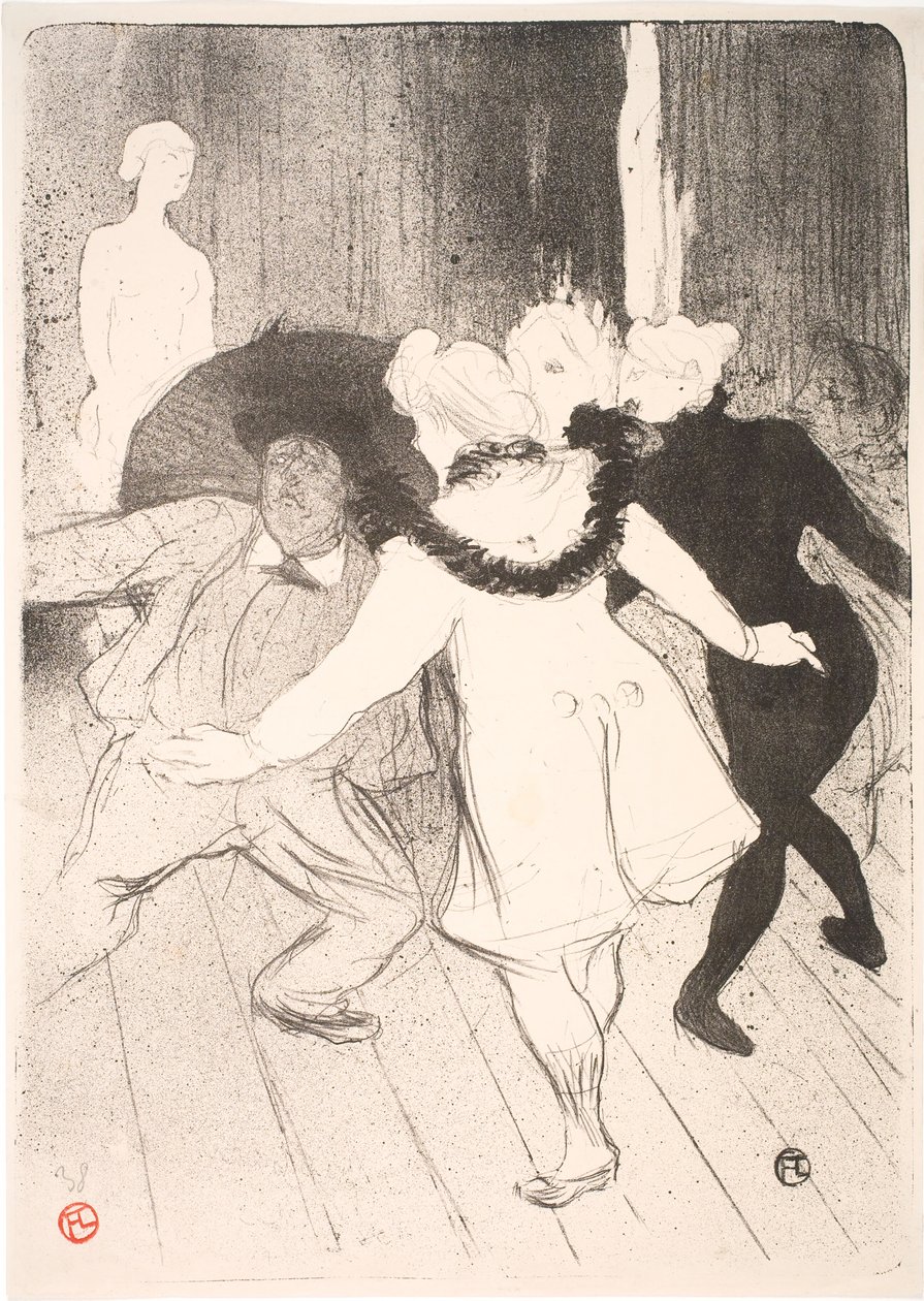 Folies Bergère. le Pudeurs di Monsieur Prudhomme da Henri de Toulouse Lautrec