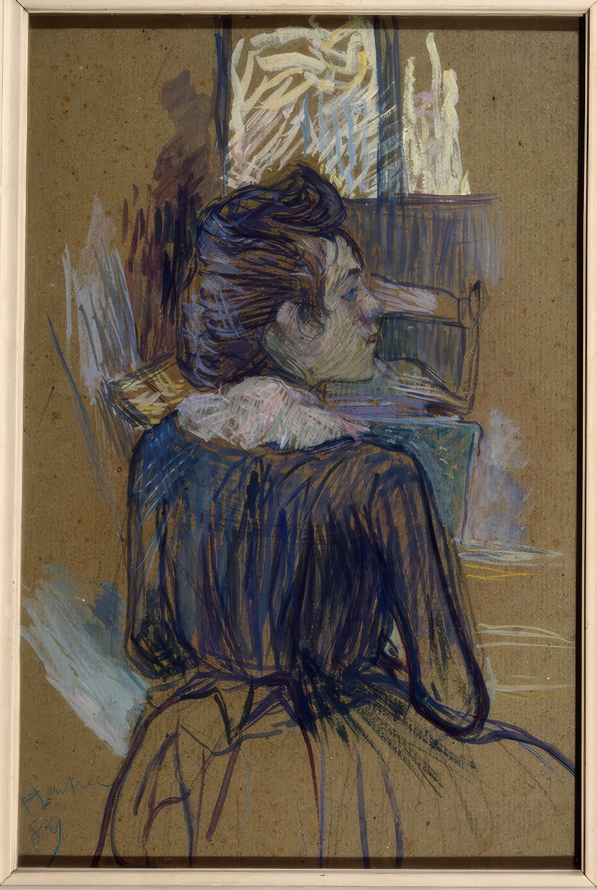 Donna alla finestra da Henri de Toulouse Lautrec