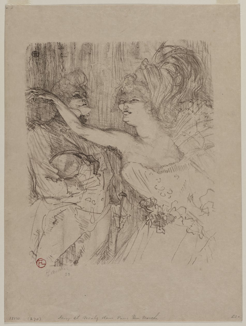 Guy e Mealy, in "Paris qui Marche" da Henri de Toulouse Lautrec