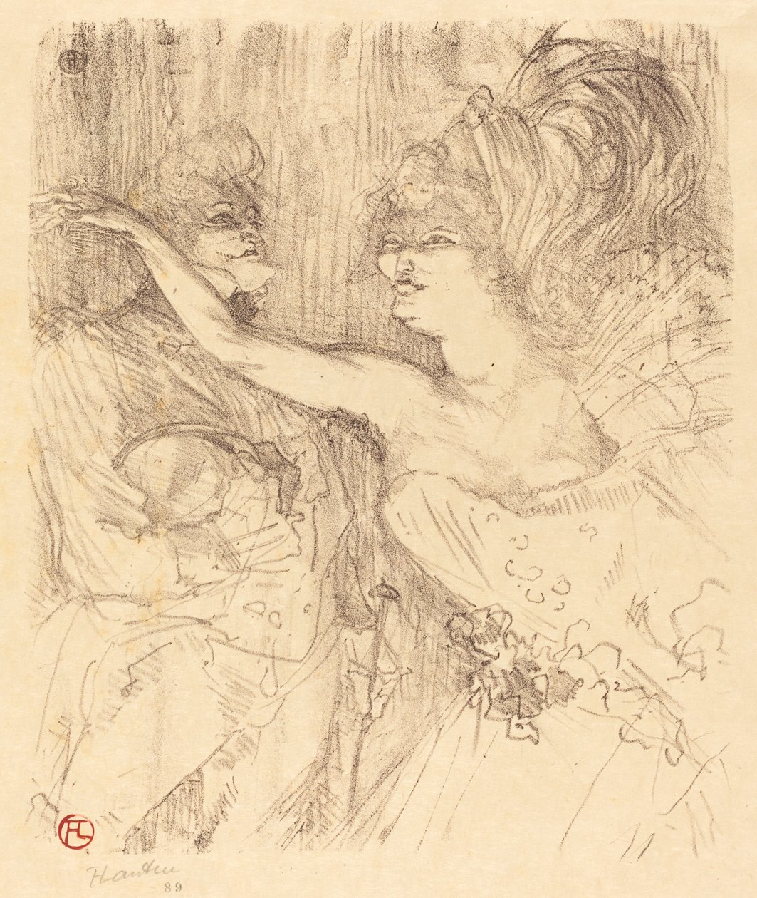 Guy e Mealy in "Paris qui marche" da Henri de Toulouse Lautrec